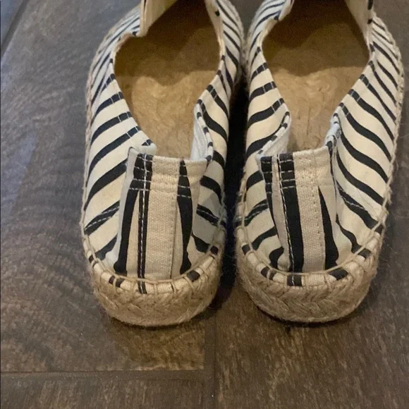 Striped Espadrille Flats - Picture 3 of 7